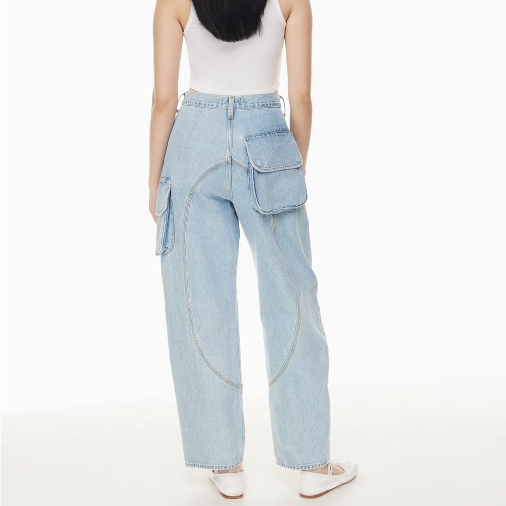 NEW AGOLDE Cass Baggy Cargo Jeans - Picture 3 of 5